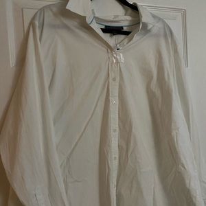 NWOT White Button Up Blouse